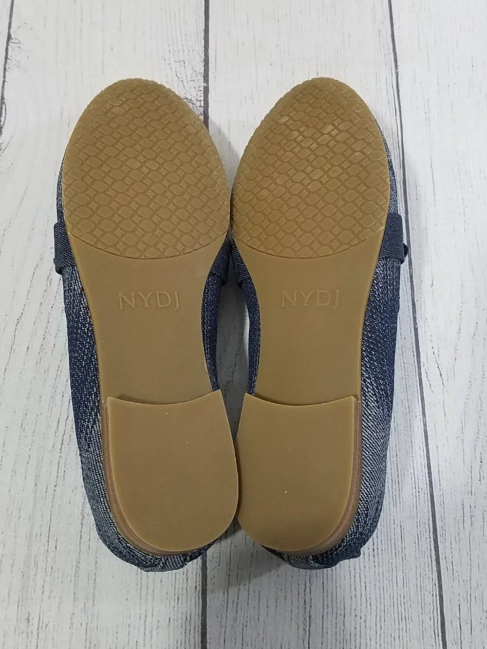 NYDJ Douglass Denim Loafers Womens Size 6